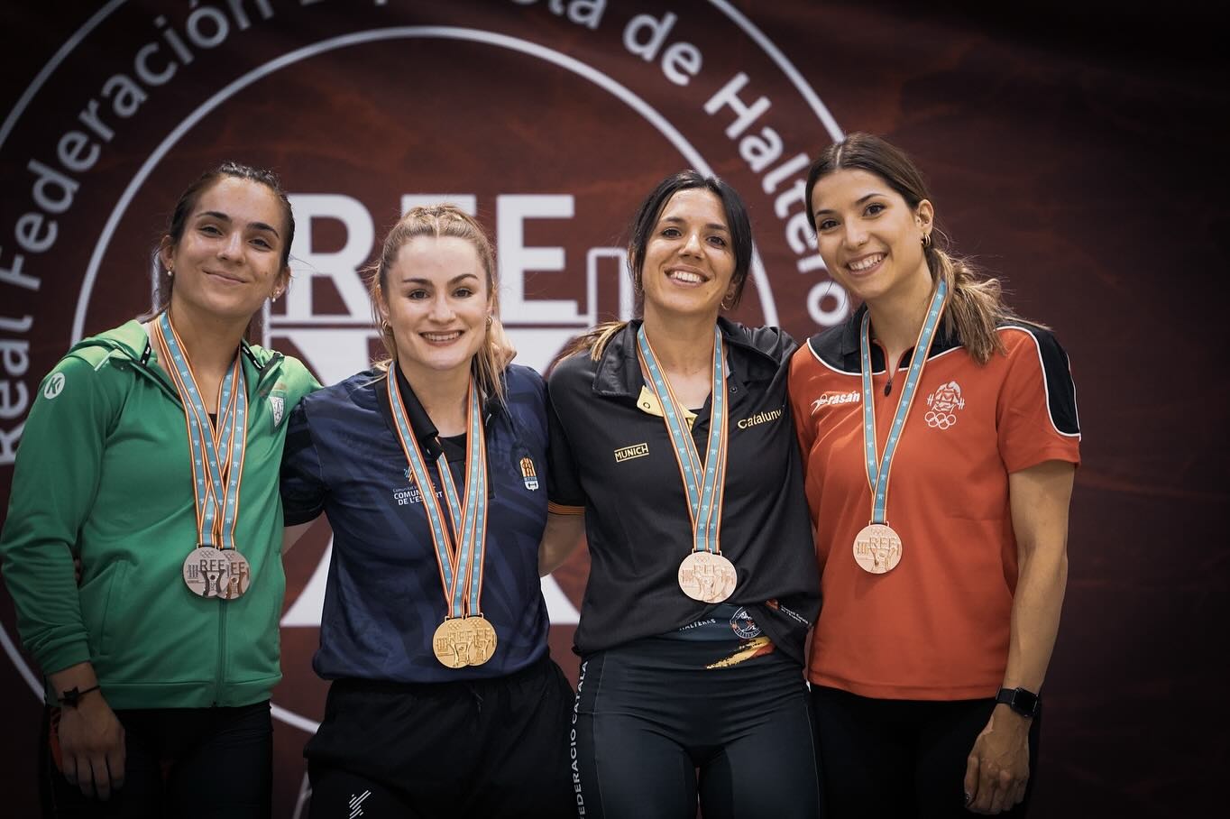 Tres navarras, campeonas de España en el Nacional Absoluto de Halterofilia 2025
